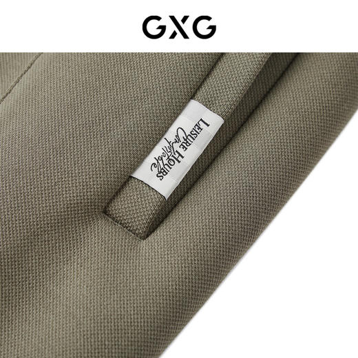 GXG男装   卡其分割设计休闲长裤秋季热卖爆款休闲裤GEX10213173 商品图3