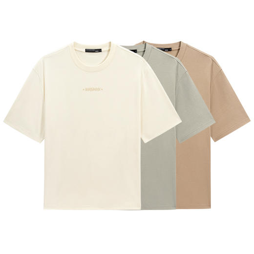 GXG男装 男装简约凉感短袖T恤百搭夏季热卖#G24D442152 商品图4