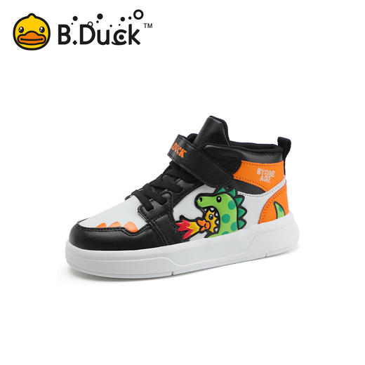 B.Duck小黄鸭童鞋男童板鞋春季宝宝鞋儿童鞋子女童休闲鞋24-32 B3586972 商品图1