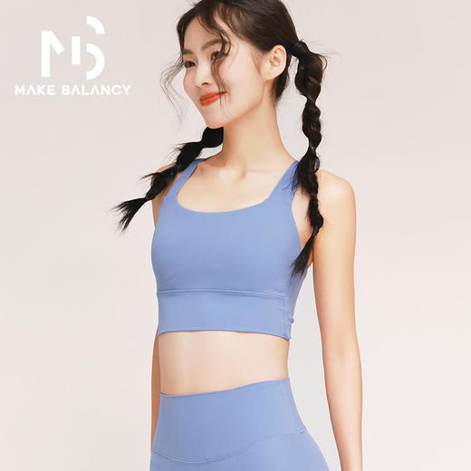 2025春夏Makebalancy/慕柏郦蝴蝶美背运动健身防震一体杯收副乳1955 商品图2