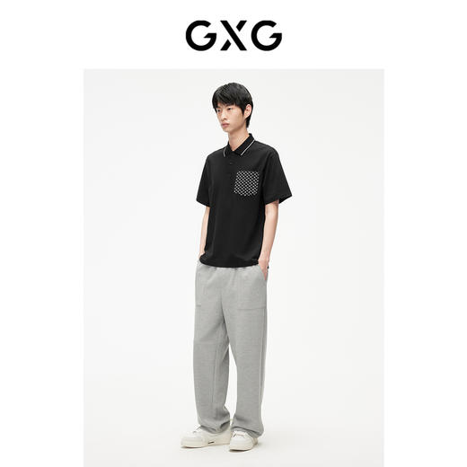 GXG男装 休闲短袖男  夏季热卖胸口贴袋polo衫#G24D242278 商品图1