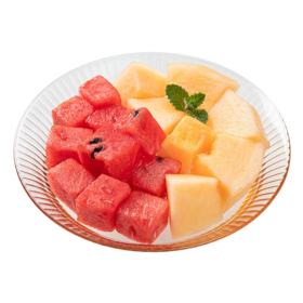 【建发大厦自提】鲜切西瓜哈密瓜双拼300g/份