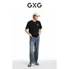 GXG男装 双色宽松圆领短袖T恤  夏季热卖#G24D442625 商品缩略图1