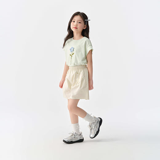 森马儿童T恤2025夏新款款凉感速干抑菌宽肩针织背心女童内搭上衣 商品图2