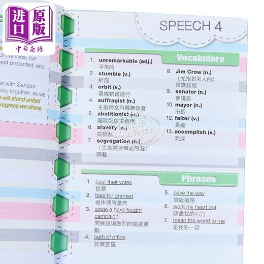 【中商原版】English in One Minute Famous Speeches 英语一分钟 经典演讲 Engbridge Education 商品图3