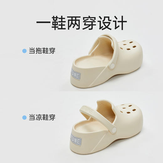 【代发】优调凉拖 厚底慕斯鞋 拖鞋女款家居休闲 商品图2
