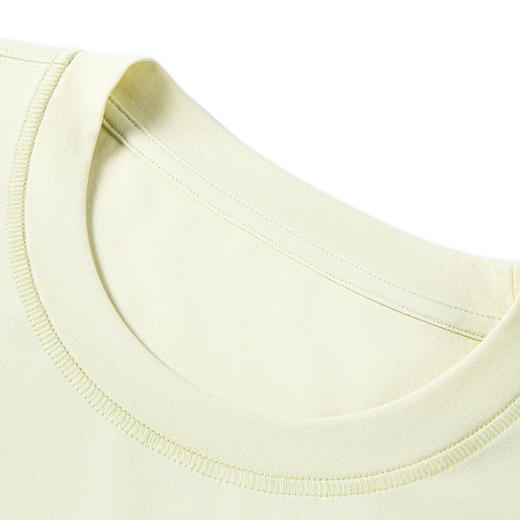 GXG男装 黄色色块印花短袖T恤2024年夏季热卖G24X442052T恤 商品图2