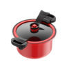 都市太太DSTT都市太太微压焖烧锅汤锅炖锅DSWYG_3.5L红色燃气灶电磁炉通用 商品缩略图0