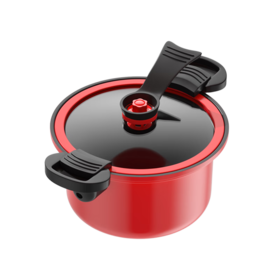 都市太太DSTT都市太太微压焖烧锅汤锅炖锅DSWYG_3.5L红色燃气灶电磁炉通用