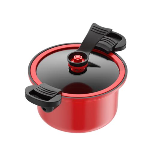 都市太太DSTT都市太太微压焖烧锅汤锅炖锅DSWYG_3.5L红色燃气灶电磁炉通用 商品图0