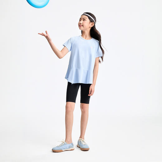 女童圆领短袖针织衫夏季新款安奈儿童装EG521135 商品图3