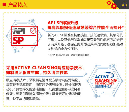 壳牌喜力HX6+ 5W-30 API SP  润滑油 商品图2