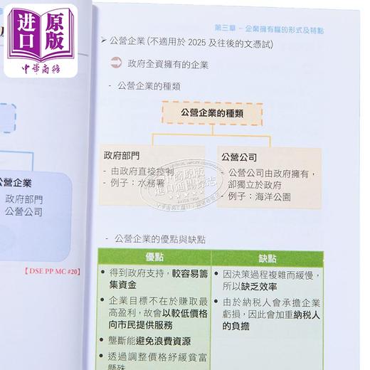 【中商原版】香港中学文凭考试 最后一分钟 企业 会计与财务概论 必修部分 DSE 港台原版 商品图3