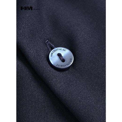 HIM漢崇 男士商务正装衬衫简约珠光扣宴会婚礼长袖衬衣 2025夏季 商品图2