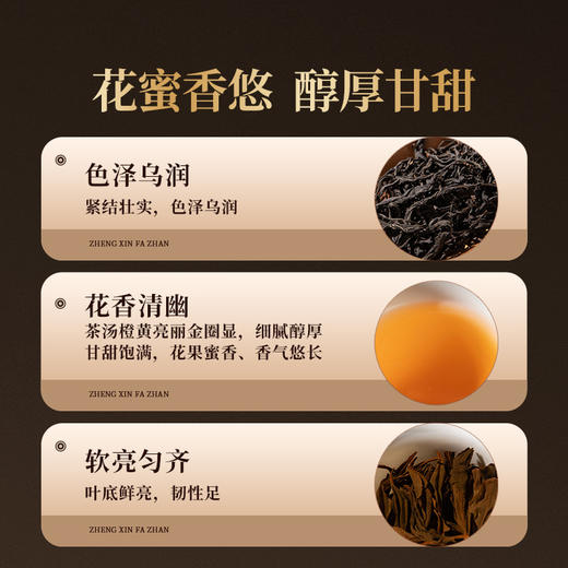 正山堂骏眉中国 正心发展止马红 特级红茶正宗茶叶罐装礼盒装送礼 商品图1