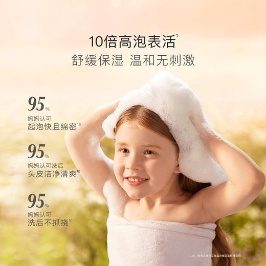 【热卖】贝德美儿童洗发水3-12岁绿山茶洗发露丝质顺滑养发男女通用 商品图4