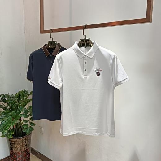 短袖T恤男士夏季翻领刺绣商务休闲POLO衫   FL-T6128* 商品图0