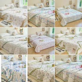 【🔥速冲】【授权月底到期 亏本清仓❗️❗️】韦莎A类凉感夏被，多花型，多尺寸❗️高品质还抗菌~​ ​ 低至69.9元起~​ ​ 马上快到夏天了，赶紧闭眼入~