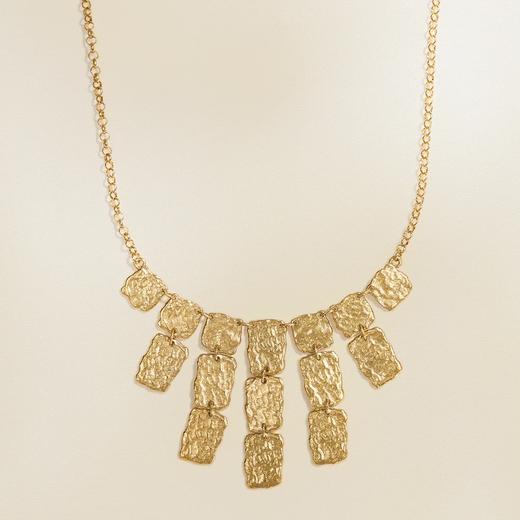 在途4周到｜Agapee-Lythos-金色 锤纹 项链［法国设计师］ 商品图1