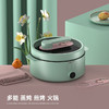 都市太太（DStt）_都市太太花仙子电火锅锅家用电锅专用煎炒菜煮锅炒锅多功能涮烤一体电热锅_草绿色 商品缩略图1
