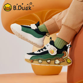 B.Duck小黄鸭童鞋男童运动鞋春夏款儿童鞋子女童休闲鞋宝宝鞋子23-32 B3483049