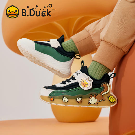 B.Duck小黄鸭童鞋男童运动鞋春夏款儿童鞋子女童休闲鞋宝宝鞋子23-32 B3483049 商品图0