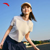 【M/L/XL/2XL断码】安踏冰丝T丨短款休闲正肩短袖女夏季学院风网球圆领t恤162527174 商品缩略图1