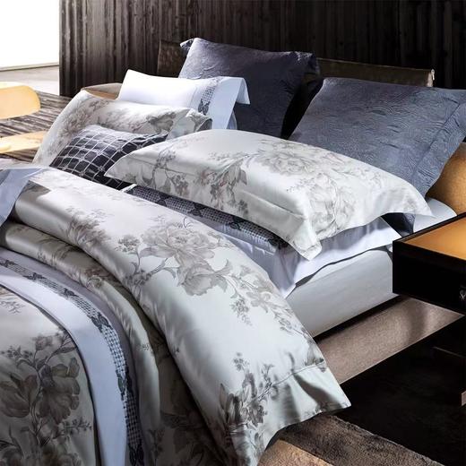 【云粉节】10楼 安睡宝 长绒棉色织提花四件套-琳达 吊牌价6199~6399元 活动价2599~2799元 商品图2