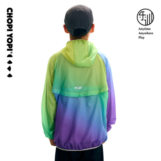 渐变连帽防晒长袖外套 chopiyopi 商品图3