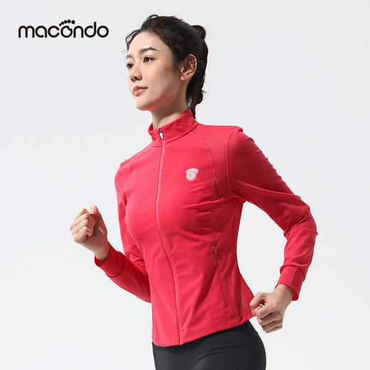 原创单品 | 马孔多女子轻透拉链衫 凉感 双层网纱透气 浮水 双C分割 反光标 商品图2