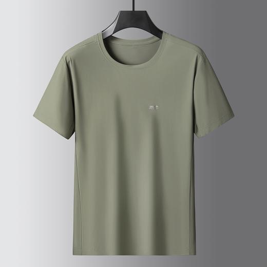 【冰丝速干】【DK】大依优型大码短袖T恤加肥大码半袖男夏季冰丝弹力凉感打底衫胖子圆领运动T恤 商品图4