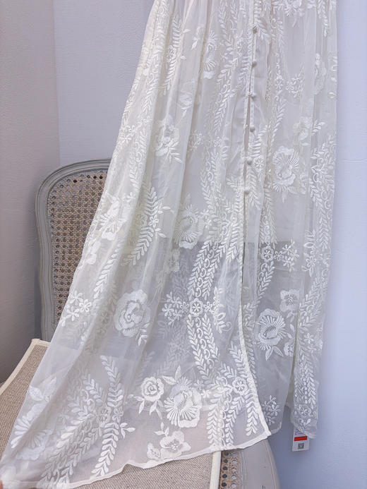 【门店同款】ENJOY夏季V领收腰刺绣连衣裙 158400899 商品图2