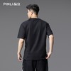 PINLI品立2025夏季新款男士圆领落肩印花短袖T恤上衣BG252111019 商品缩略图3