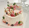 【优品系列】--【粉色清新小草莓】母亲节蛋糕送妈妈 商品缩略图0