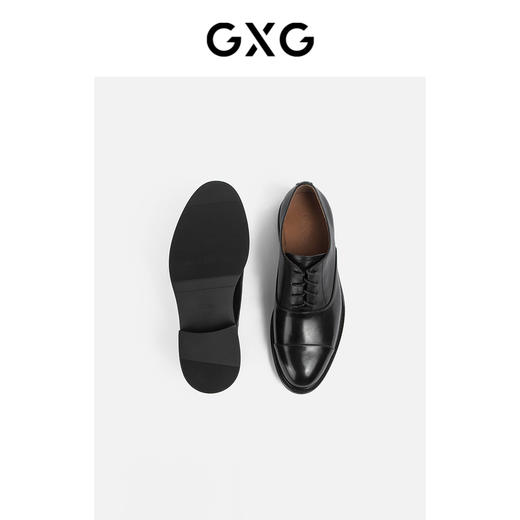 GXG男鞋皮鞋男正装商务牛津鞋新郎结婚鞋皮底 商品图3