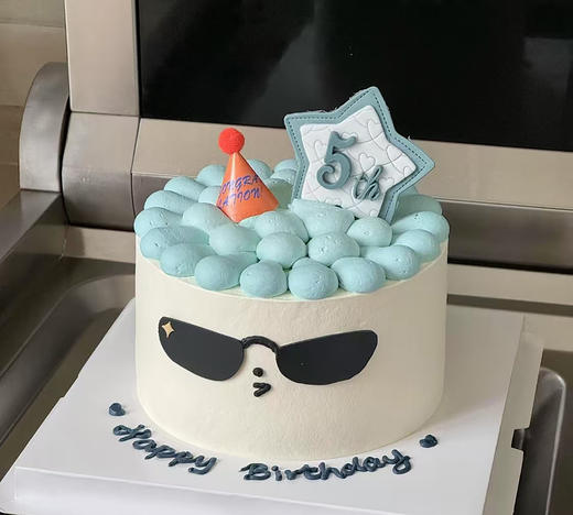 酷酷眼镜蛋糕（下单备注年龄） 商品图0