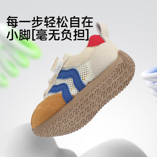 B.Duck小黄鸭童鞋女童夏季鞋宝宝学步鞋幼儿园鞋子镂空透气单网鞋22-31 B1686971 商品图4