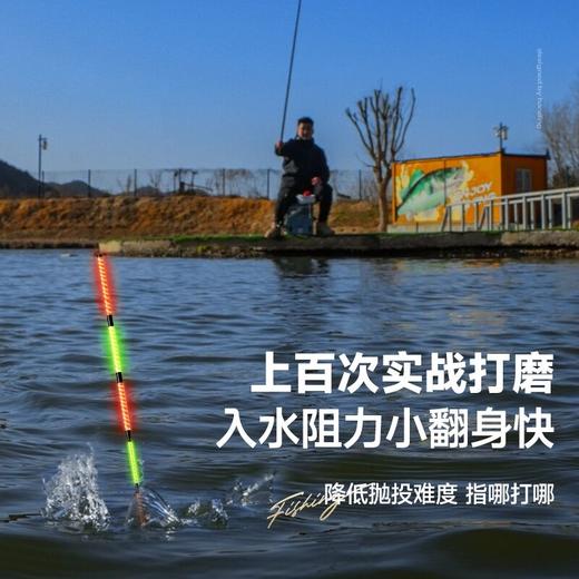 汉鼎夜光漂咬钩变色日夜两用电子鱼漂夜野钓灵敏醒目鱼漂钓鱼用具 商品图3