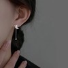 【敦煌蝴蝶流苏纯银耳钉】小清新蝴蝶镶钻流苏 耳钉女气质长款 森系甜美耳坠 商品缩略图3