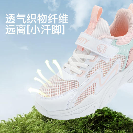 B.Duck小黄鸭童鞋夏季女童儿童运动鞋31-37 F1686847 商品图2