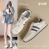 ZHR则则真皮拼接休闲鞋轻便耐磨女鞋春季新款ins百搭老爹鞋运动鞋 商品缩略图0