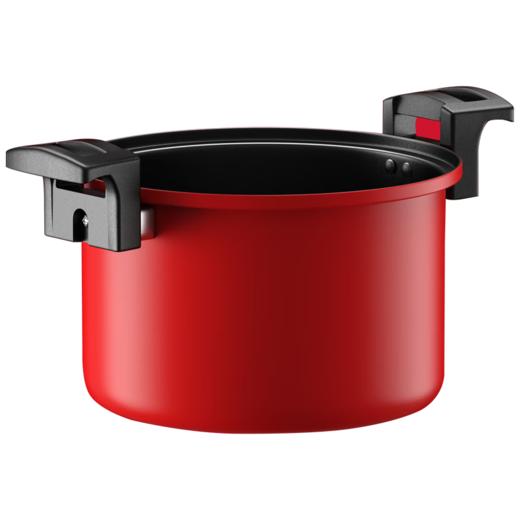 都市太太（DStt）都市太太心想事成微压锅焖煮焖烧一锅多用燃气灶电磁炉通用_红色 商品图2