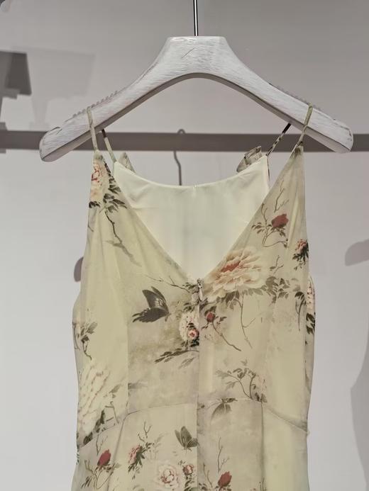 【门店同款】ENJOY夏季法式挂脖碎花连衣裙 158099688 商品图3