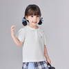 笛莎Deesha 童装女童T恤2025夏新款女童甜美公主网纱polo领T恤 商品缩略图1