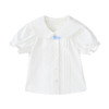 笛莎Deesha 童装女童衬衫2025夏新款女童优雅娃娃领花边装饰叠杆衬衫 商品缩略图4