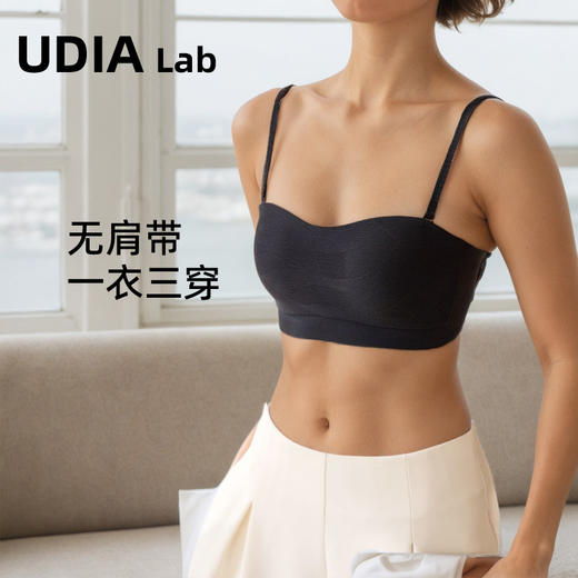 UDIA Lab无肩带内衣 一衣三穿 360°科技防滑 透气得很一点不闷 夏天秋天吊带露肩裙礼服伴侣 透气防滑 高颜值抹胸！ 商品图0
