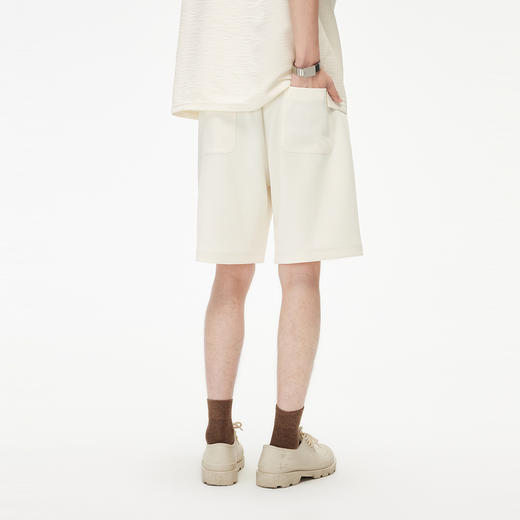 GXG男装 百搭简约抽绳休闲短裤2024年夏季热卖#G24D222035 商品图2