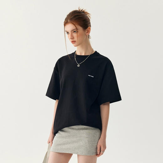 YKYB黄子韬短袖T恤男女情侣街头潮牌半袖纯色百搭简约上衣Y32NDT080 商品图3