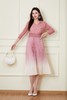 Le Malene 浪漫粉色渐变百褶连衣裙 19940 商品缩略图3