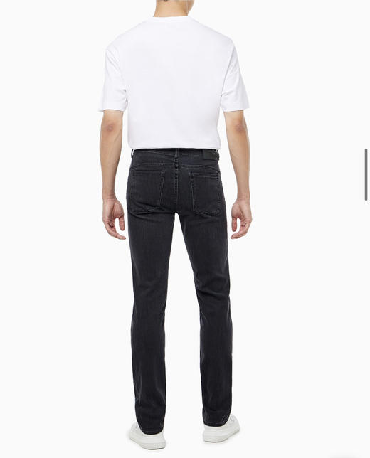 西K 春秋款 小直筒水洗烟灰黑 牛仔裤 NZK236 商品图2